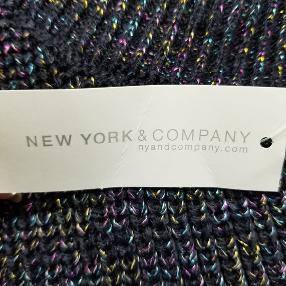New York & Company Sweater Womens Medium Soho Black Multicolor Pullover *NWT* - Picture 6 of 13